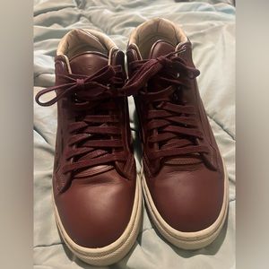 EUC size 40 ETQ Amsterdam maroon sneakers